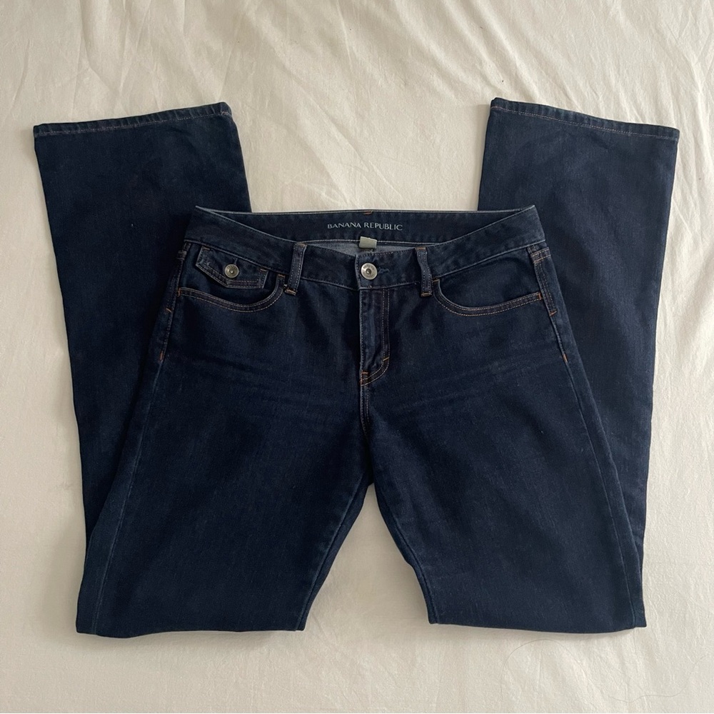 Vintage Banana Republic Bootcut Jeans with Cargo Pockets